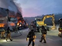 화성 쇼파제조공장서 큰 불 2시간23분만에 진화...1명 대피