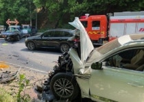 분당내곡간도시고속화도로 내곡터널 부근서 3중 추돌...4명 부상