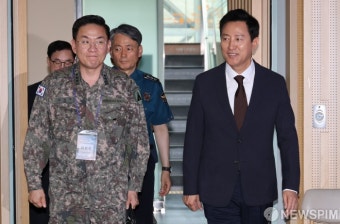 제3회 서울시 안보포럼 참석하는 오세훈 시장