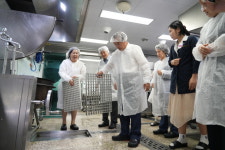 하윤수 부산교육감 그레이팅 경량화 사업 현장 점검