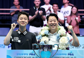 [PBA] 강동궁, '16세 돌풍' 김영원 꺾고 3년만에 통산 3승
