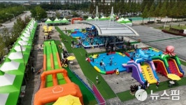 전주 월드컵경기장에 무료 물놀이장 설치...1000명 동시 입장