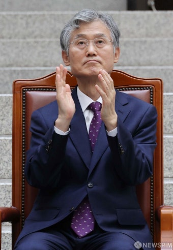 노경필·박영재 대법관 취임식 참석한 조희대 대법원장