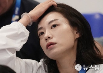 남자대표팀 지원사격 나온 '쿨한 여전사' 김예지