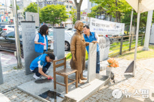 익산도시공단, 평화의소녀상·4.4만세운동순국열사비 환경정비