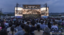 광화문광장에서 열린 광복절 전야음악회 8.15 Seoul My Soul