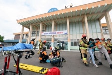 문경 점촌역에서 대테러 합동훈련하는 경북도
