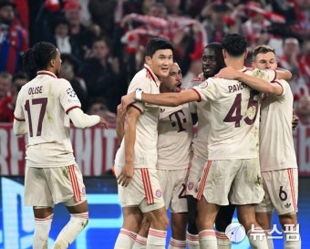 [UCL] 김민재 68분·케인 4골… 뮌헨, 9골 폭발 역사적 대승