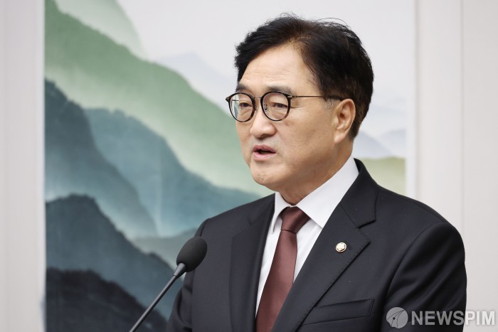 우원식 의장, 국회가 선출한 헌법재판관 즉시 임명 요구