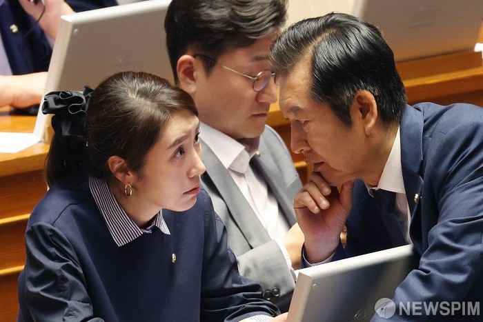 정청래, 강선우 의원 지지 강조...주진우 국민의힘 비판
