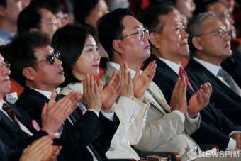 578돌 한글날 경축식 자리한 허은아 - 천하람