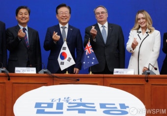 이재명 더불어민주당 대표, 호주 주한 대사와 회동하여 한-호 협력 강조
