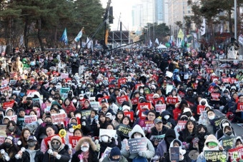 윤석열 대통령 탄핵 촉구 집회