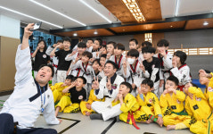 김동근 의정부시장, 방과 후 태권도교실 체험