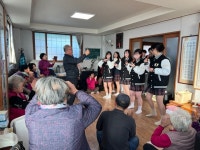 논산계룡교육청, 건양중학교 경로당 봉사활동
