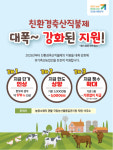 농관원 친환경축산직불금, 평생 받으세요…유기지속직불 신규 도입