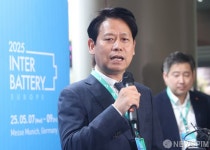 박기수 SK온 R&D 본부장 도어스테핑