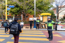 광양제철소 봉사단, 신학기 초등학교 7곳서 교통봉사