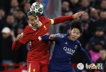 [UCL] '이강인 연장 투입' PSG, 리버풀에 승부차기승 8강