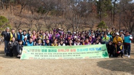 안산시의회, 구룡공원 명품 둘레길 편백나무 숲길 식재 행사 참석