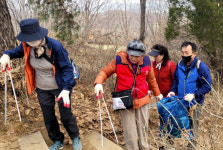 구리시, 아차산 지킴이 깨끗한 등산로 조성