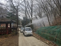 하동군, 옥종면 산불 민·관 희망의 방화선 구축