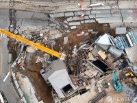 오후 비 예보...광명 신안산선 붕괴 실종자 수색 총력