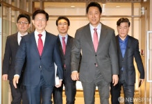 회동마친 김문수와 오세훈