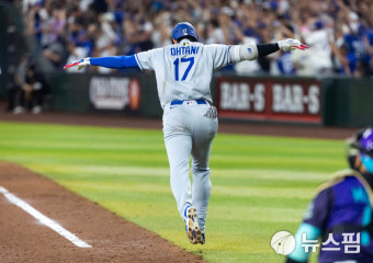[MLB] 김혜성, 대주자로 나가 결승득점…오타니, 9회 역전 3점홈런