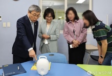 정근식 서울시교육감, 서울도솔학교 교육과정 운영 및 개축 추진 상황 점검