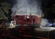 경주 와읍리 농막서 화재 1시간만에 진화...인명피해 없어