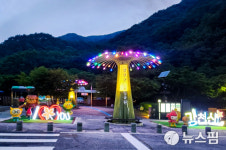 순창 강천산군립공원, 여름 성수기 야간 개장...LED 조명 설치