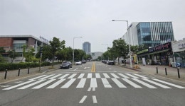 청주시, 주요 간선도로 차선도색 공사 조기 완료