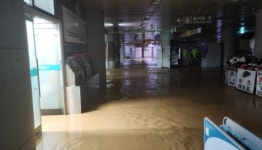 광주 상무역 침수 운행 중단...소태~농성·평동~송정역 구간 운행 