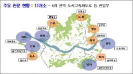 서울 관문녹지, 환영의 정원으로 변신…2.9km 구간 새 단장
