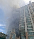 창원 마산회원구 한 아파트 3층서 불…7명 병원 이송