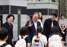 김석준 부산교육감, 새학기 대비 등굣길 안전관리 실태점검