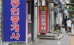 한가한 노원구 부동산 중개사 사무실