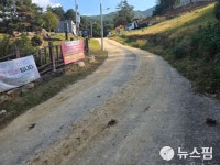 양산 신기리 고분군 봉분보수공사 현장관리 엉망