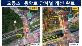 김병민 용인특례시의원, 교동초 통학로 개선 현장 점검