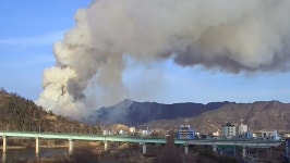 산림청, 밀양 산불 확산 대응 1단계 발령…헬기 9대 긴급 투입