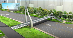 운정신도시 한울마을~물향기마을 보도육교 착공