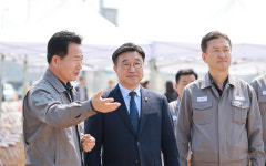 윤호중 행안부 장관, 함평 찾아 전남·광주 상생협력 현장 점검