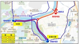 교통지옥 천변도로 통제…상행차로 조기 개통·버스전용차로 해제