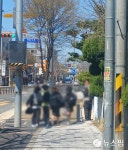 아이들 어쩌나...늑대 탈출에 긴장감 흐르는 대전 산성초등학교