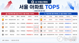 [AI 부동산 랭킹] 용산구 이촌삼성리버스위트 5년 만에 29억 ↑