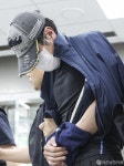법원 들어서는 김규리 자택 침입 강도