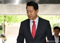 공판 출석하는 오세훈 서울시장
