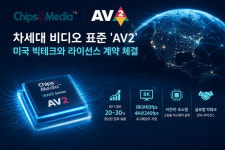 칩스앤미디어, 美 빅테크와 AV2 IP 계약 체결