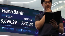코스닥 5% 급락…매도 사이드카 발동